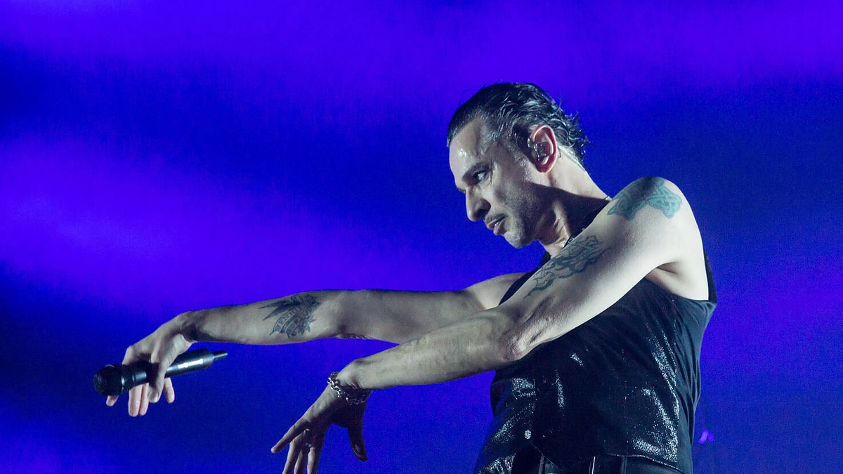 „Depeche Mode“ koncerto akimirka