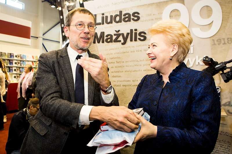 Liudas Mažylis ir prezidentė Dalia Grybauskaitė