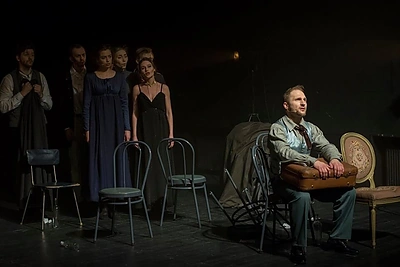 Akimirka iš miuziklo „Didžioji kometa”