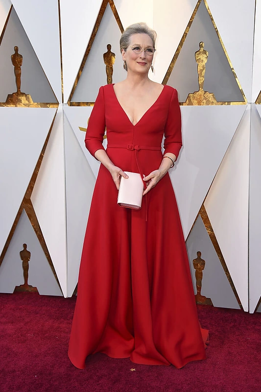 Meryl Streep su („Christian Dior“)