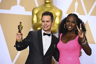 Samas Rockwellas ir Viola Davis
