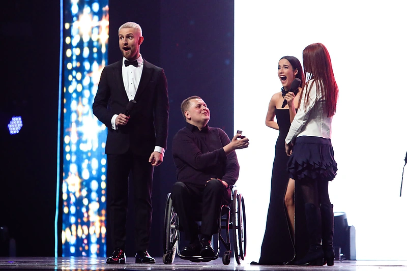 Nacionalinės „Eurovizijos“ finalo akimirka