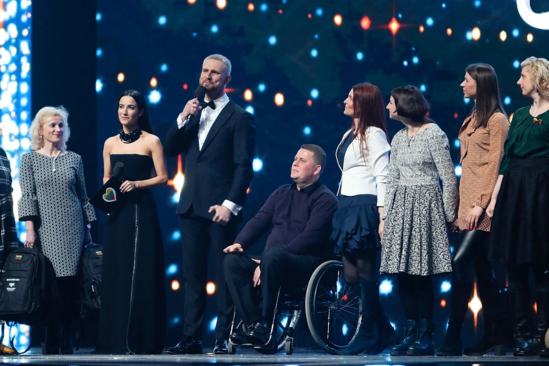 Nacionalinės „Eurovizijos“ finalo akimirka