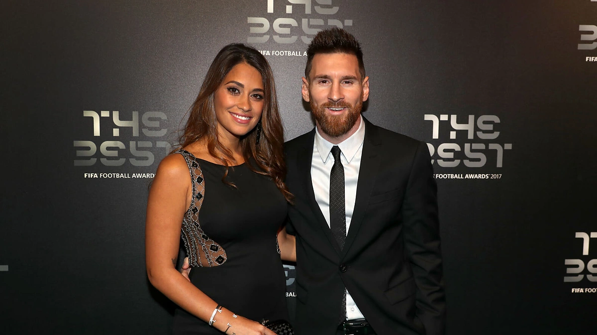 Lionelis Messi ir Antonella Roccuzzo