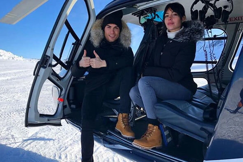 Georgina Rodriguez ir Cristiano Ronaldo