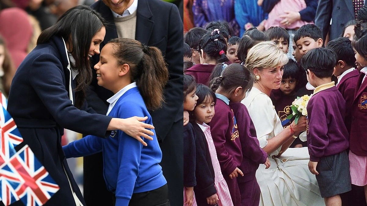 Meghan Markle ir princesė Diana