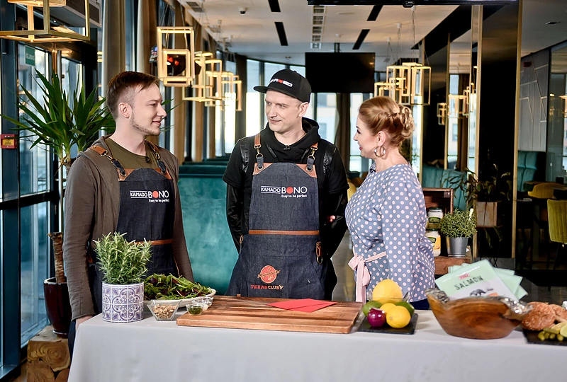 Ugnius Kiguolis su broliu Linu – kulinarinėje laidoje