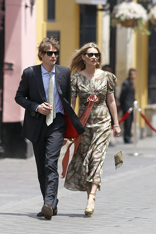 Kate Moss ir jos draugas grafas Nikolai von Bismarckas