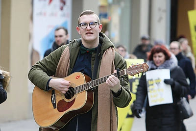 Tarptautinės laimės dienos Kaune akimirka