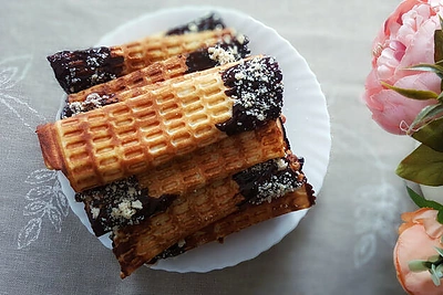 Traškūs senoviniai vafliai – tarytum aidas iš praeities