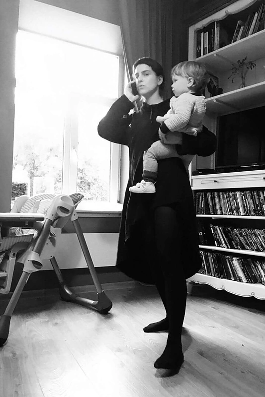 Asmik Grigorian su dukra Lėja