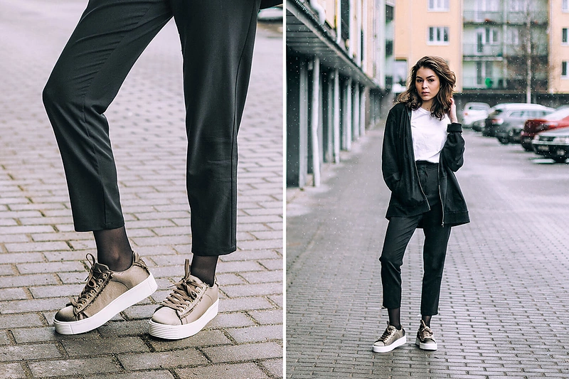 Sportbačiai su platformomis