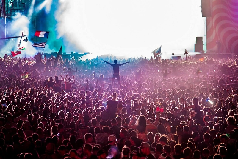 „Sziget“ festivalio akimirka