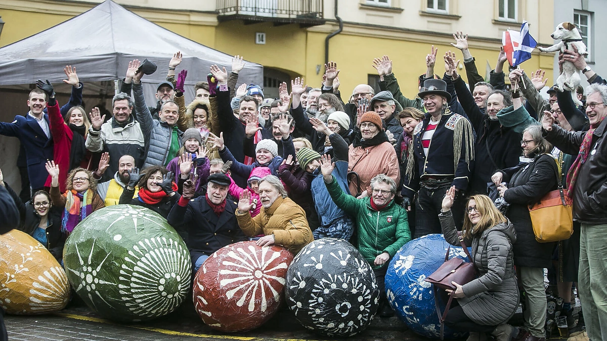 Šventės Užupyje akimirkos