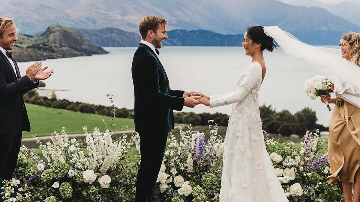 Nicole Warne ir Luke'o Shadbolto vestuvės