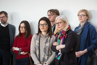 Parodos „Tyliosios kolekcijos“ atidarymo akimirkos