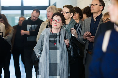 Parodos „Tyliosios kolekcijos“ atidarymo akimirkos