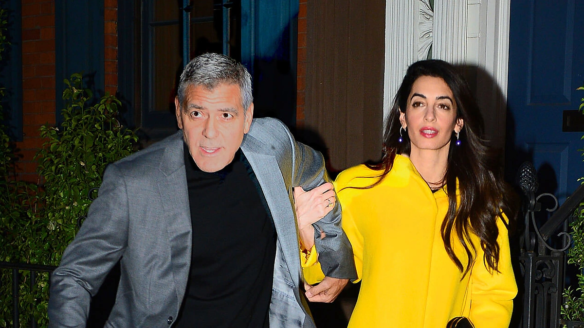 George'as Clooney ir Amal Clooney