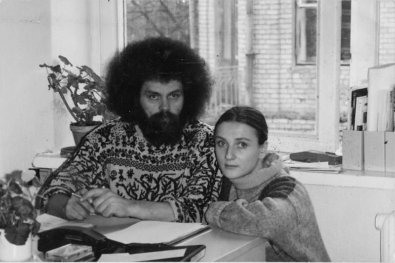 Andrius Kulikauskas su Neda Malūnavičiūte