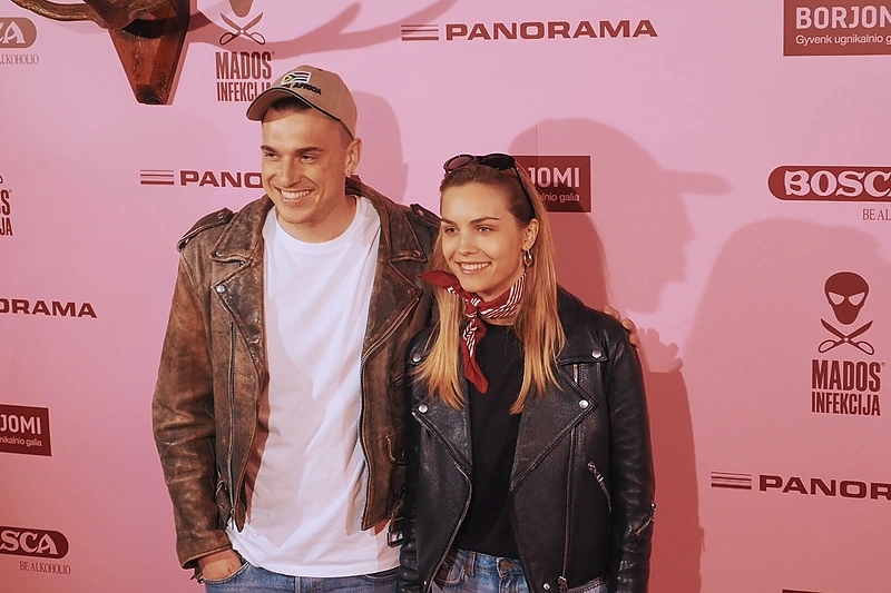 Modelis Julija Steponavičiūtė ir fotografas Rokas Darulis