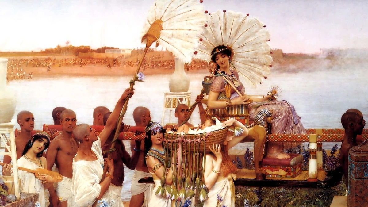 „Mozės radimas“, Lawrence'as Alma-Tadema