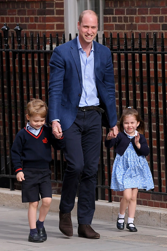 Princas Williamas su vaikais