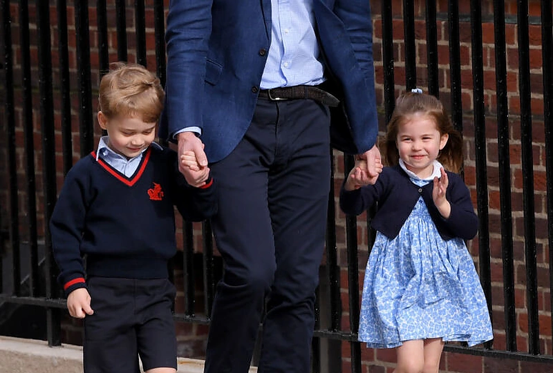 Princas Williamas su vaikais