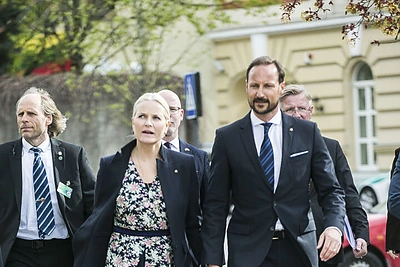 Susitikimo su Norvegijos karališka pora akimirka