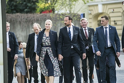 Susitikimo su Norvegijos karališka pora akimirka