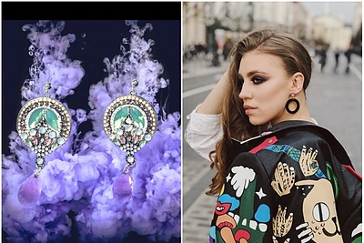 Naujausioje papuošalų kolekcijoje Simona Brazdžionytė sujungė glamūrą ir geometriją