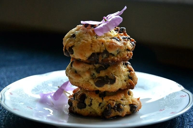 Sausainiai su šokolado gabaliukais