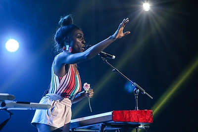 Laura Mvula koncerto akimirka