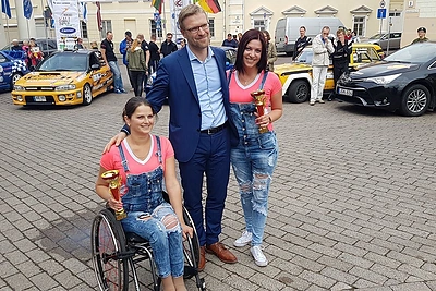 Ramunės Šidlauskaitės gyvenimo vežimėlis neriboja – ji dalyvauja ralyje