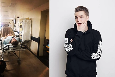 „Eurovizijos“ scenoje susižalojęs čekas papasakojo, kas iš tiesų nutiko