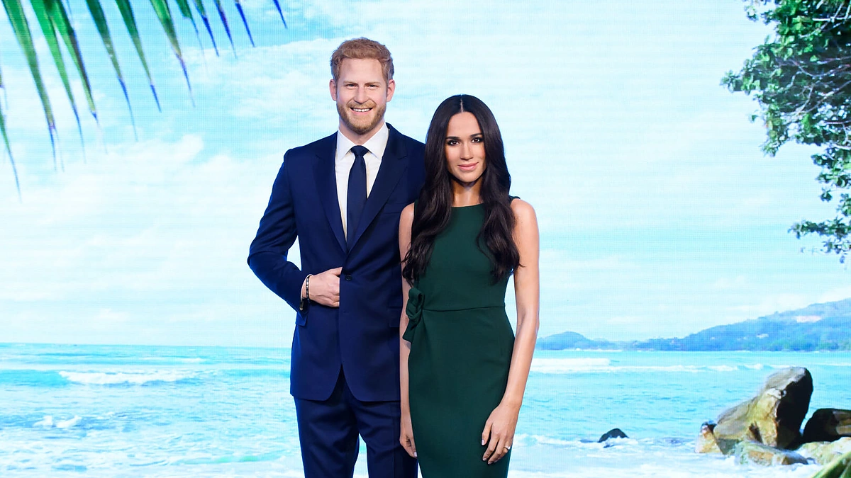 Princo Harry ir Meghan Markle vaškinės figūros