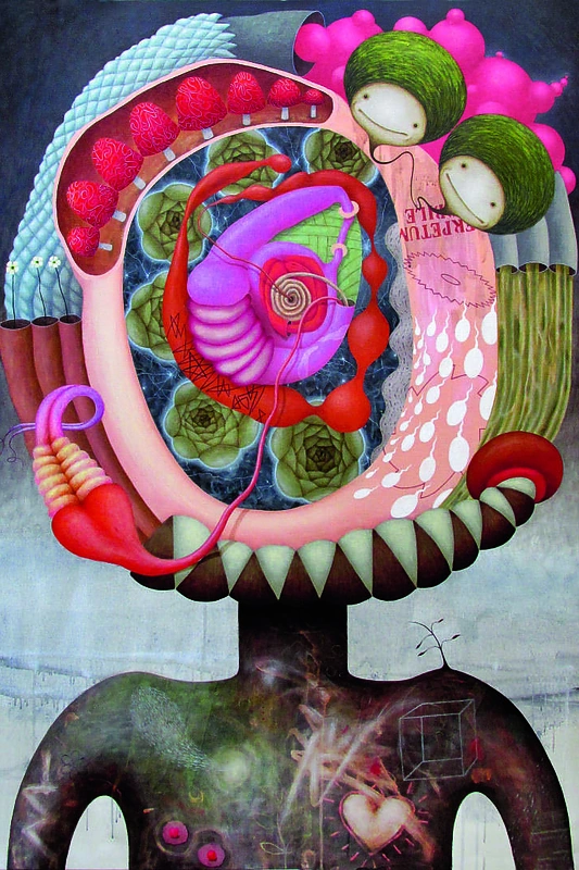 Andriaus Miežio paveikslas „Mr.Chaos“