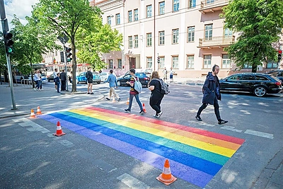 „Vaivorykštės“ perėja Vilniuje