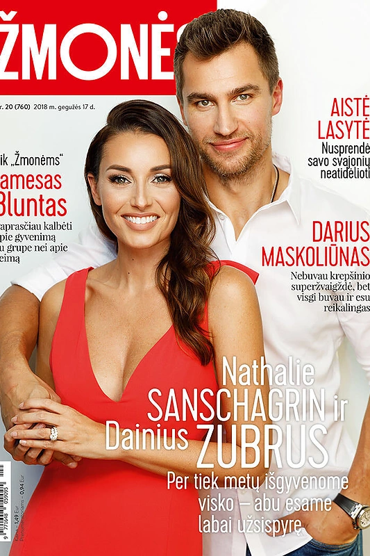 Dainius Zubrus su žmona