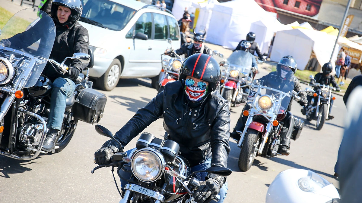 Baikerių fiestos Kaune „Bike Show Millennium“ akimirkos