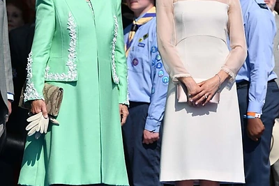 Bekingemo rūmų sode – artėjančio 70-ojo princo Charleso gimtadienio paminėjimo akimirkos