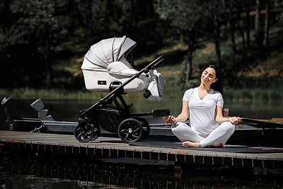 Kūdikio besilaukianti Greta Lebedeva