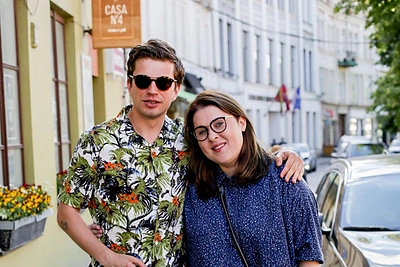 Jonas Nainys ir Dovilė Filmanvičiūtė-Miss Sheep / Vidmanto Balkūno / 15min nuotr.