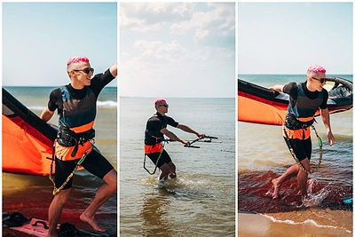 Donatas Montvydas Monciškėse bandė suvaldyti Baltijos jūros bangas