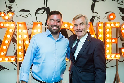Už „Netikėtų pokalbių“ stalo – Viktoras Pranckietis ir Liudvikas Andriulis