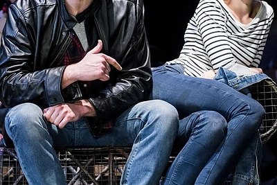 Akimirkos iš spektaklio „Išvarymas“