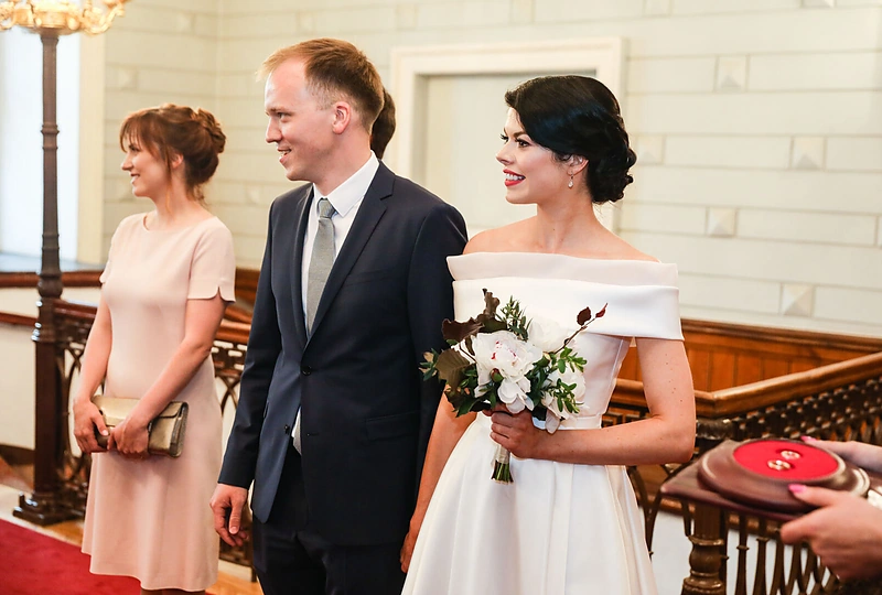 Vaidoto Lašo ir Monikos Poškaitytės vestuvių akimirka