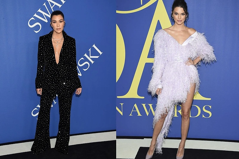 Kourtney Kardashian ir Kendall Jenner