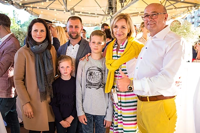 Visvaldas Matijošaitis ir Loreta Stonkienė, Šarūnas Matijošaitis su šeima / Tomo Pikturnos nuotr.