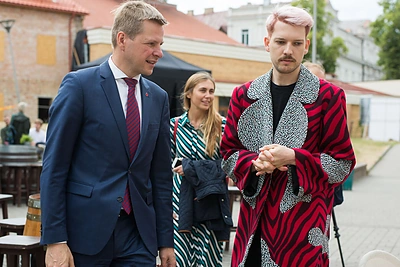 Remigijus Šimašius ir Romas Zabarauskas