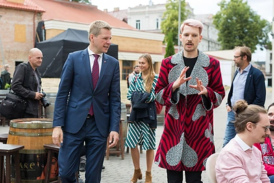 Remigijus Šimašius ir Romas Zabarauskas